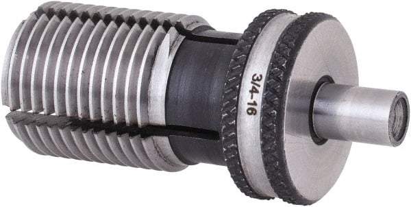 GF Gage - 3/4-16 UNF, 1/2 Inch Thread, Tapped Hole Location Gage - 1 Inch Head Diameter - Apex Tool & Supply