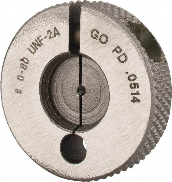 GF Gage - 0-80 Go Single Ring Thread Gage - Class 2A - Apex Tool & Supply