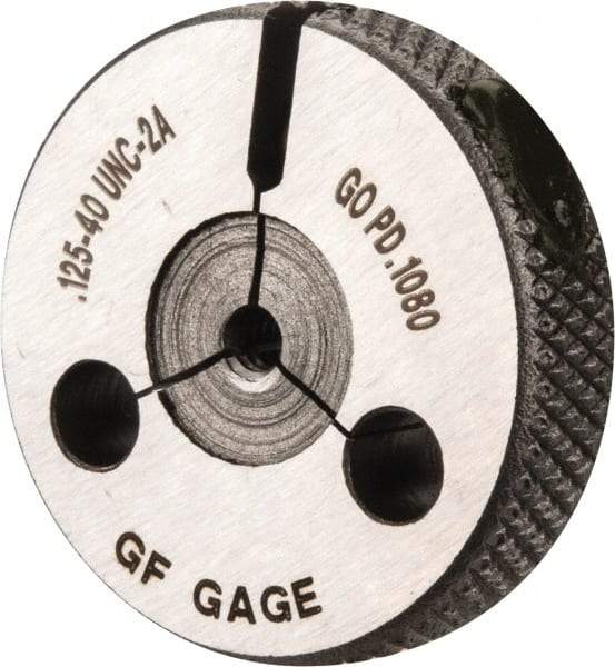GF Gage - 5-40 Go Single Ring Thread Gage - Class 2A - Apex Tool & Supply