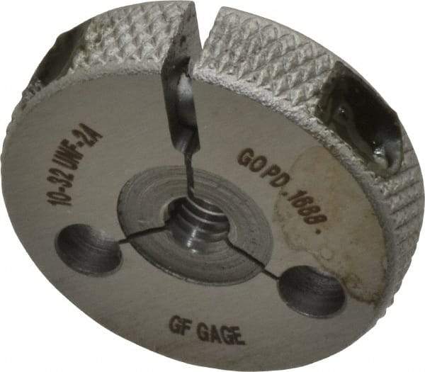 GF Gage - 10-32 Go Single Ring Thread Gage - Class 2A - Apex Tool & Supply