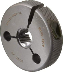 GF Gage - 5/8-24 Go Single Ring Thread Gage - Class 3A - Apex Tool & Supply