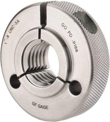 GF Gage - 1-8 Go Single Ring Thread Gage - Class 3A - Apex Tool & Supply