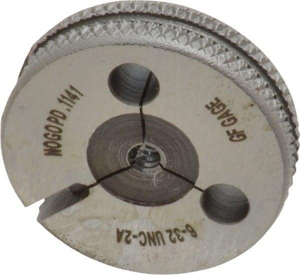 GF Gage - 6-32 No Go Single Ring Thread Gage - Class 2A - Apex Tool & Supply
