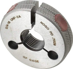 GF Gage - 3/4-16 No Go Single Ring Thread Gage - Class 2A - Apex Tool & Supply