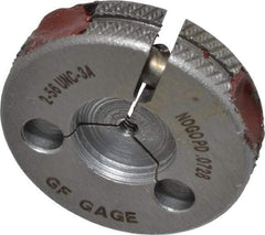 GF Gage - 2-56 No Go Single Ring Thread Gage - Class 3A - Apex Tool & Supply