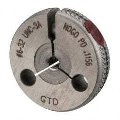 GF Gage - 6-32 No Go Single Ring Thread Gage - Class 3A - Apex Tool & Supply