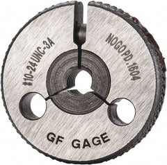 GF Gage - 10-24 No Go Single Ring Thread Gage - Class 3A - Apex Tool & Supply