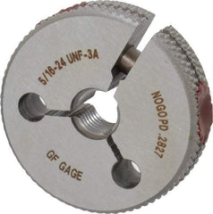 GF Gage - 5/16-24 No Go Single Ring Thread Gage - Class 3A - Apex Tool & Supply