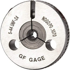 GF Gage - 5-44 Go/No Go Double Ring Thread Gage - Class 2A - Apex Tool & Supply