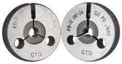 GF Gage - 10-32 Go/No Go Double Ring Thread Gage - Class 2A - Apex Tool & Supply