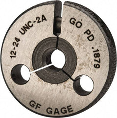 GF Gage - 12-24 Go/No Go Double Ring Thread Gage - Class 2A - Apex Tool & Supply
