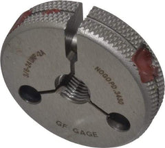 GF Gage - 3/8-24 Go/No Go Double Ring Thread Gage - Class 2A - Apex Tool & Supply