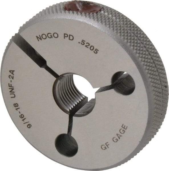 GF Gage - 9/16-18 Go/No Go Double Ring Thread Gage - Class 2A - Apex Tool & Supply