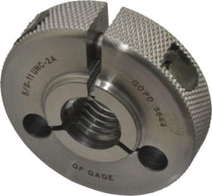 GF Gage - 5/8-11 Go/No Go Double Ring Thread Gage - Class 2A - Apex Tool & Supply