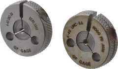 GF Gage - 4-40 Go/No Go Double Ring Thread Gage - Class 3A - Apex Tool & Supply