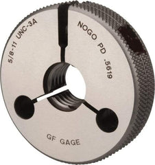 GF Gage - 5/8-11 Go/No Go Double Ring Thread Gage - Class 3A - Apex Tool & Supply
