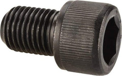Value Collection - 7/16-20 UNF Hex Socket Drive, Socket Cap Screw - Alloy Steel, Black Oxide Finish, Fully Threaded, 5/8" Length Under Head - Apex Tool & Supply
