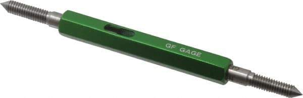 GF Gage - #6-40 Go/No Go Truncated Taperlock Thread Setting Plug Gage - Class 2A, Steel - Apex Tool & Supply