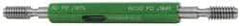 GF Gage - #12-24 Go/No Go Truncated Taperlock Thread Setting Plug Gage - Class 2A, Steel - Apex Tool & Supply