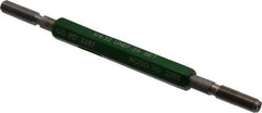 GF Gage - 1/4-32 Go/No Go Truncated Taperlock Thread Setting Plug Gage - Class 2A, Size 1 Handle, Steel - Apex Tool & Supply