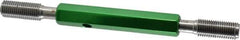 GF Gage - 7/16-20 Go/No Go Truncated Taperlock Thread Setting Plug Gage - Class 2A, Size 2 Handle, Steel - Apex Tool & Supply