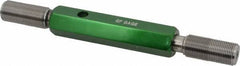 GF Gage - 9/16-24 Go/No Go Truncated Taperlock Thread Setting Plug Gage - Class 2A, Size 3 Handle, Steel - Apex Tool & Supply