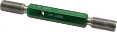 GF Gage - 5/8-18 Go/No Go Truncated Taperlock Thread Setting Plug Gage - Class 2A, Size 3 Handle, Steel - Apex Tool & Supply