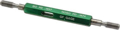 GF Gage - #10-32 Go/No Go Truncated Taperlock Thread Setting Plug Gage - Class 3A, Steel - Apex Tool & Supply