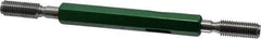 GF Gage - 5/16-24 Go/No Go Truncated Taperlock Thread Setting Plug Gage - Class 3A, Size 1 Handle, Steel - Apex Tool & Supply