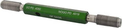 GF Gage - 7/16-20 Go/No Go Truncated Taperlock Thread Setting Plug Gage - Class 3A, Size 2 Handle, Steel - Apex Tool & Supply