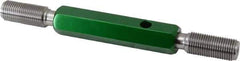 GF Gage - 9/16-18 Go/No Go Truncated Taperlock Thread Setting Plug Gage - Class 3A, Size 3 Handle, Steel - Apex Tool & Supply