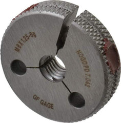 GF Gage - M8x1.25 No Go Single Ring Thread Gage - Class 6G - Apex Tool & Supply
