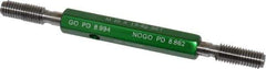 GF Gage - M10x1.5 Go/No Go Truncated Taperlock Thread Gage - Class 6G, Size 2 Handle - Apex Tool & Supply