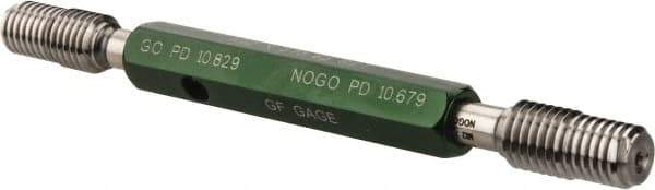 GF Gage - M12x1.75 Go/No Go Truncated Taperlock Thread Gage - Class 6G, Size 2 Handle - Apex Tool & Supply