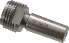 GF Gage - 3/8-18 Single End Tapered Plug Pipe Thread Gage - Handle Size 3, Handle Not Included, NPT-L1 Tolerance - Apex Tool & Supply