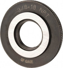 GF Gage - 3/8-18 Thread, Class L1, Ring Pipe Thread Gage - NPT Thread - Apex Tool & Supply