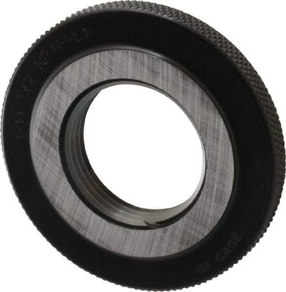 GF Gage - 1 - 11-1/2 Thread, Class L1, Ring Pipe Thread Gage - NPTF Thread - Apex Tool & Supply