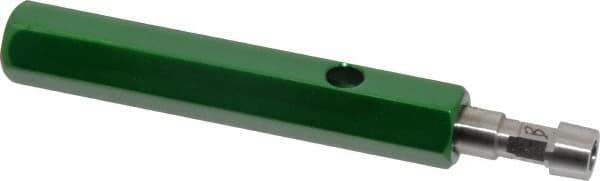 GF Gage - 1/8-27 Single End Tapered Plug Pipe Thread Gage - Handle Size 2 Included, NPTF-6 Step Tolerance - Apex Tool & Supply