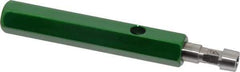 GF Gage - 1/8-27 Single End Tapered Plug Pipe Thread Gage - Handle Size 2 Included, NPTF-6 Step Tolerance - Apex Tool & Supply