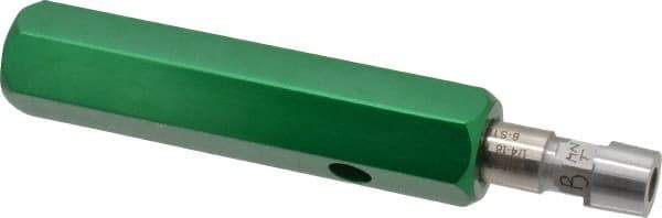 GF Gage - 1/4-18 Single End Tapered Plug Pipe Thread Gage - Handle Size 3 Included, NPTF-6 Step Tolerance - Apex Tool & Supply