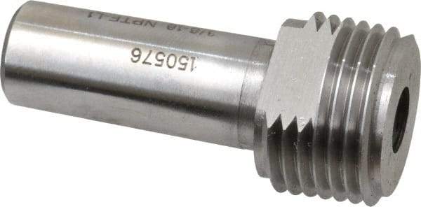 GF Gage - 3/8-18 Single End Tapered Plug Pipe Thread Gage - Handle Size 3, Handle Not Included, NPTF-L1 Tolerance - Apex Tool & Supply