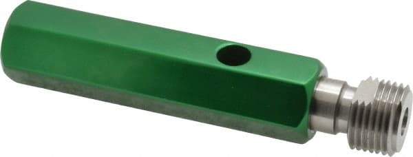 GF Gage - 1/2-14 Single End Tapered Plug Pipe Thread Gage - Handle Size 4 Included, NPTF-L1 Tolerance - Apex Tool & Supply