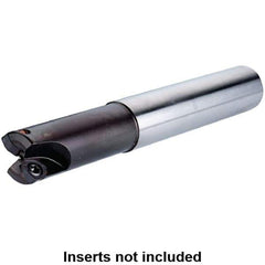 Kennametal - 20mm Cut Diam, 0.0394" Max Depth, 20mm Shank Diam, Cylindrical Shank Indexable High-Feed End Mill - Screw Holding Method, WP..05X3.. Insert, Through Coolant - Apex Tool & Supply