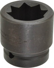 Proto - 1" Drive 1-1/2" Impact Socket - 8 Points, 2-13/16" OAL - Apex Tool & Supply