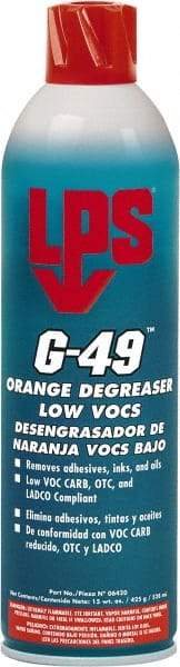 LPS - 20 oz Aerosol Cleaner/Degreaser - Aerosol, Orange - Apex Tool & Supply