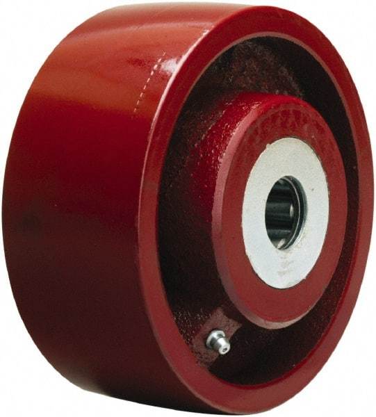 Hamilton - 6 Inch Diameter x 2-1/2 Inch Wide, Cast Iron Caster Wheel - 2,200 Lb. Capacity, 3-1/4 Inch Hub Length, 1 Inch Axle Diameter, Tapered Roller Bearing - Apex Tool & Supply