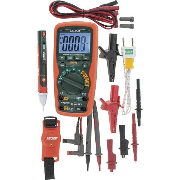 Extech - 4 Piece, Digital Multimeter Kit - 1,000 Volt Max - Apex Tool & Supply