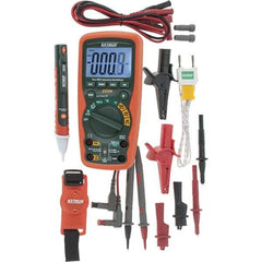 Extech - 4 Piece, Digital Multimeter Kit - 1,000 Volt Max - Apex Tool & Supply