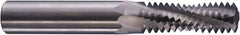 Niagara Cutter - 5/16-32 UN, 0.235" Cutting Diam, 3 Flute, Solid Carbide Helical Flute Thread Mill - Internal/External Thread, 5/8" LOC, 2-1/2" OAL, 1/4" Shank Diam - Apex Tool & Supply