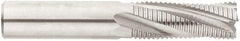 Niagara Cutter - 12mm Diam, Fine Pitch, 32mm LOC, 4 Flute Solid Carbide 45° Corner Chamfer Roughing End Mill - AlTiN Finish, 84mm OAL, 12mm Shank Diam, Single End, Centercutting, 20° Helix - Apex Tool & Supply
